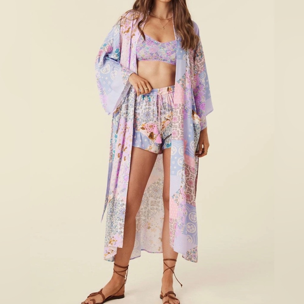 Spell cha cha maxi robe jacaranda